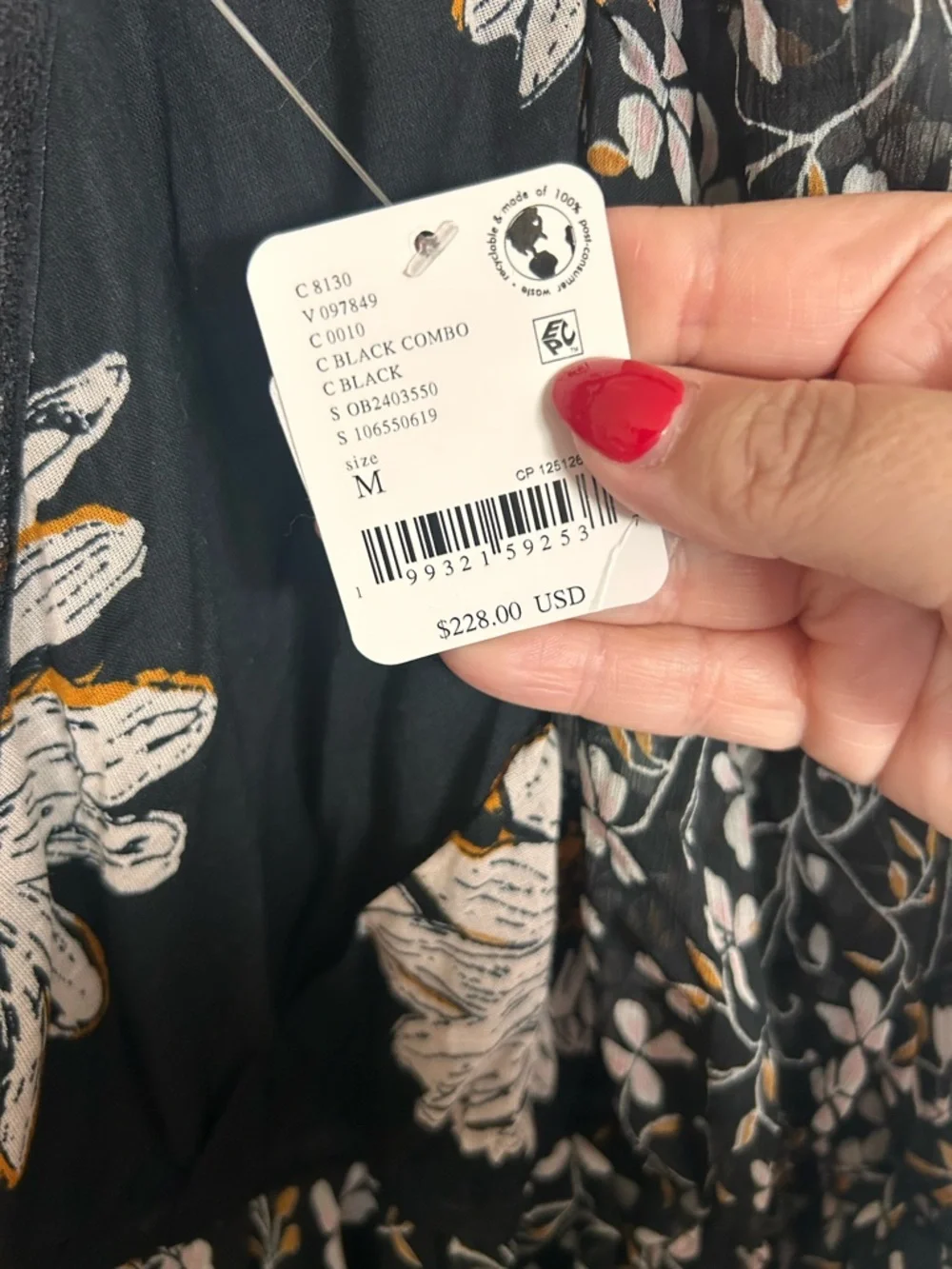 NWT Free People Calypso Floral Maxi Dress - Picture 7 of 7